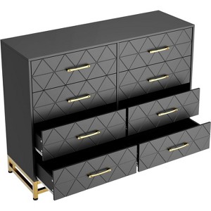 ODK 8-Drawer Dresser for Bedroom & Closet Tall Chest with Soft-Close Glides, Anti-Tip Kit | 36.2" H Space Saving Storage Organizer - 1 of 4