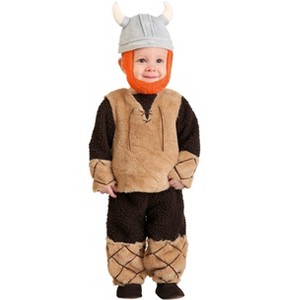 HalloweenCostumes.com Infant Boy's Adorable Viking Costume - 1 of 4