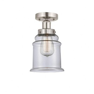 Canton - 1 Light Semi-Flush Mount In Industrial Style-11 Inches Tall and 6 Inches Wide - 1 of 1