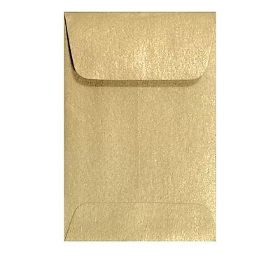 LUX #1 Coin Envelopes 2 1/4 x 3 1/2 250/Box Blonde Metallic 1COBLON-250