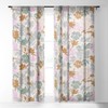Marta Barragan Camarasa Flowery meadow pastel colors Set of 2 Panel Sheer Window Curtain - Deny Designs - 3 of 4