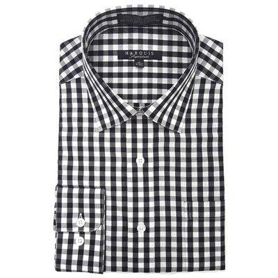 The Big Gingham Check Shirt - Black – DAN