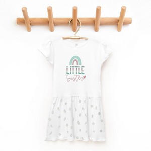 The Juniper Shop Little Sister Rainbow Toddler Graphic Dress - 1 of 3
