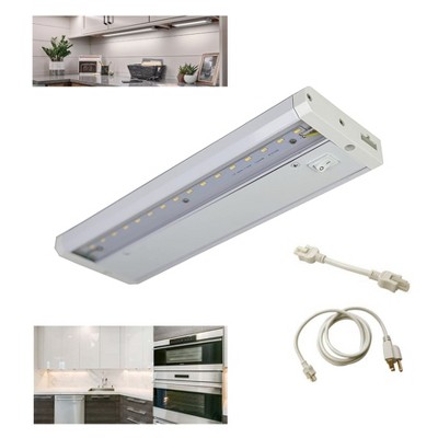 LED Under-Cabinet or Closet Lights - Dimmable, Direct Wire or Plug-in, 400, 560, or 760 Lumens, 3000K Warm White