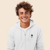 Dalix Astronaut Embroidered Hoodie Fleece Sweatshirt Zip Front Mens - 4 of 4