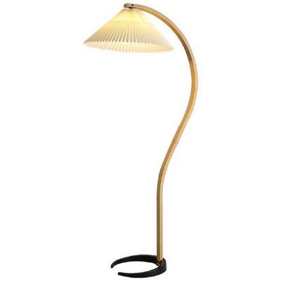 TIRAMISUBEST Vintage 59" Arched LED Floor Lamp- Beige