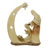 Ganz 8.75 In Holy Family With Star Figurine Joseph Mary Jesus Nativity Scene Figurines - image 3 of 3