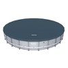 Bestway 18' Round PVC Pool Debris Cover for Steel ProTM Frame Pools (2 Pack) - 2 of 4