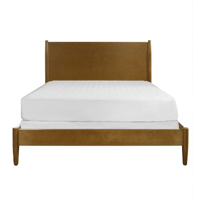 Acorn Queen Mid-Century Modern Wood Bed Frame