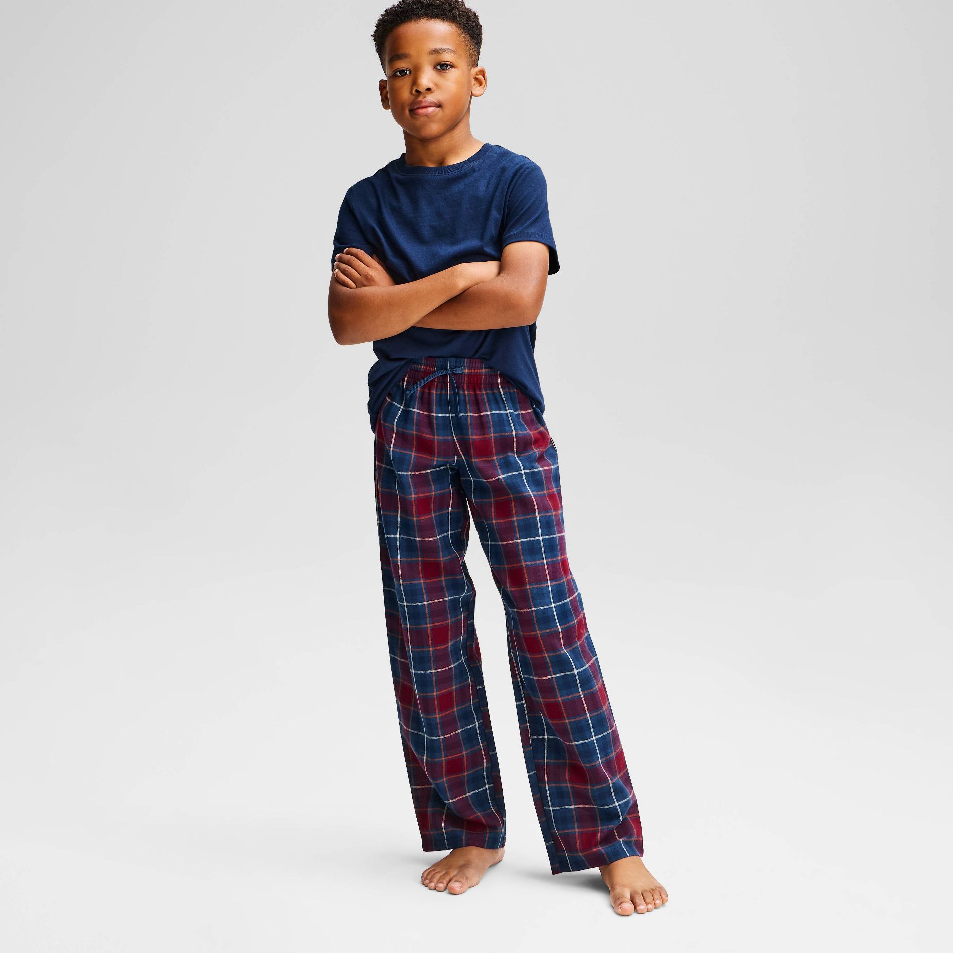 Boys' Drawstring Flannel Pajama Pants - Cat & Jack™