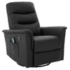 270° Swivel Recliner Massage Sofa Nursery Rocker Glider Accent Chair Leisure Lounge Chair with Adjustable Backrest & Side Pocket - ModernLuxe - 4 of 4