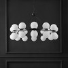 Traycee Metal Round Chandelier - CTL1053 - Black/White - Safavieh - 3 of 4