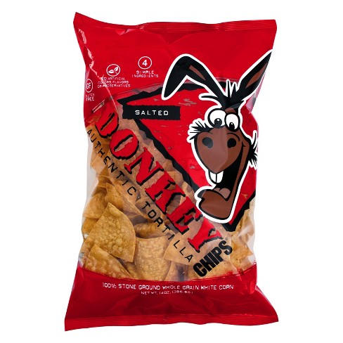Donkey Chips Salted Tortilla Chips - 14oz - image 1 of 4