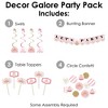 Big Dot of Happiness Little Princess Crown - Pink and Gold Baby Shower or Birthday Party Supplies Decoration Kit - Decor Galore Party Pack - 51 Pieces - 2 of 4