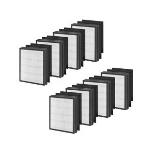 Nispira True HEPA Replacement Filter Compatible with Filtret FAP-C01-A and IDYLIS AC-2119, IAP-10-100, IAPC-40-140, IAP-10-150, 8 Packs - 1 of 4