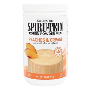 Spiru-Tein Protein Peaches & Cream by Nature's Plus  -  1.1 lbs Powder - 1 of 4