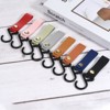 Unique Bargains PU Leather Strap Outdoor Camping Plastic S Shelf Hooks and Hangers - 4 of 4