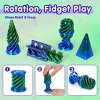 Joyfy 4 Pack 3D Printed Impossible Cone Fidget Toys, Spiral Passthrough ...