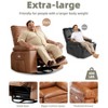 Recliner Chair, Electric Rocker Swivel USB Charger for Adults, with Vibrating Massage and Heating, for Living Room, Bedroom - 3 of 4