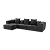 WJShome 144" Sectional Couches For Living Room, L Shaped Couch Modular Sectional Sofa, 3 Seater with Ottoman for Apartment - 4 of 4