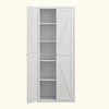 KIGFTSOD 2-Door Metal Storage Cabinet, Tall Steel Pantry with Adjustable Shelves, Freestanding Locker for Kitchen, Living Room, Office - 3 of 4