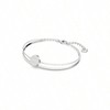 Sublima Bangle Bracelet, Rhodium Finish, Clear Crystals - 3 of 4