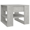 vidaXL Coffee Table Concrete Gray 21.9 in.x21.7 in.x17.7 in. Engineered Wood - 2 of 4