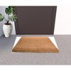 HomeRoots 24" X 36" Brown Coir Outdoor Door Mat - 2 of 4