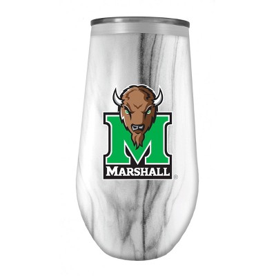 NCAA  Marshall Thundering Herd 16oz Marble Tall Stemless Stainless Steel Tumbler