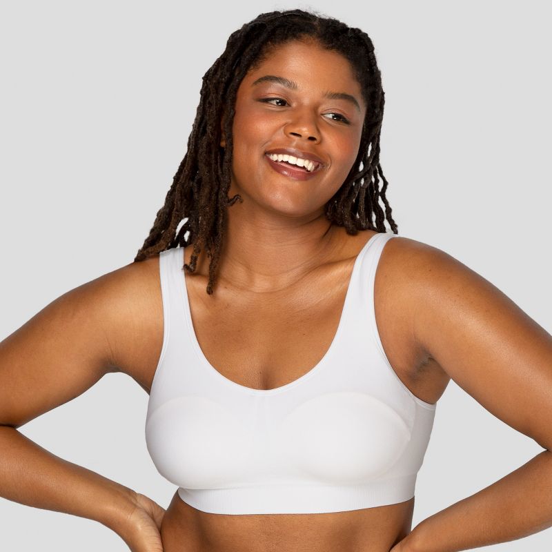 Fruit of the Loom Women's Everyday Smooth Wireless Full Coverage Shaper Bralette, 3 of 6