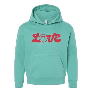 The Juniper Shop Love Smiley Face Youth Graphic Hoodie - 1 of 3