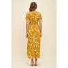 WEST K Women's Georgia Faux-Wrap Maxi Dress with High-Low Hem and Tie Waist - 4 of 4