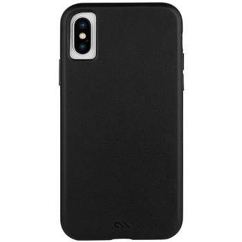 Case-Mate Barely There Leather Case for Apple iPhone XS/X - Black