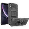 Nakedcellphone Combo for iPhone XR - Ring Grip/Stand Case and Belt Clip Holster - Black - 2 of 4