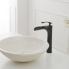BWE Waterfall Single Hole Single Handle Bathroom Vessel Sink Faucet With Drain Assembly - 3 of 4