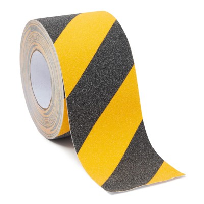Stockroom Plus Adhesive Anti Slip Traction Tape, for Stairs, Walkways, Ladders, Yellow and Black (4 In x 65 Feet)