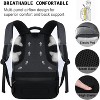 Attop Laptop Backpack,Business Travel Anti Theft Slim Durable Laptops Backpack with USB Charging Port Black - 2 of 4