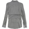 bar III Womens Faux Wrap Button Down Blouse - 2 of 2