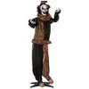 Outsunny Life Size Outdoor Halloween Decorations Talking Circus Clown, Animatronic Animated Prop, Décor with Sound Motion Activated Light Up Eyes - 4 of 4