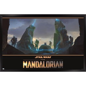Trends International Star Wars: The Mandalorian Season 2 - Seeing Stone Framed Wall Poster Prints - 1 of 4