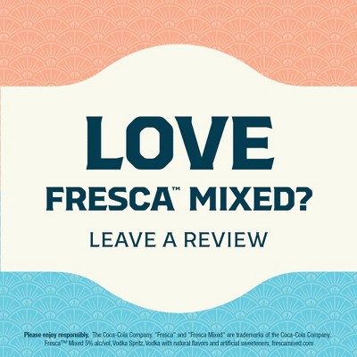 Fresca Mixed Vodka Spritz Variety Pack Gluten-Free Canned Cocktail #2 - 8pk/355ml Cans
