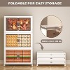 Mr Ironstone Stackable Storage Bins with Doors and Wheels, Closet Organizers and Storage - 4 of 4