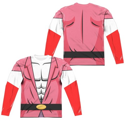 Men's Masters Of The Universe Prince Adam Costume Front Back Print Long Sleeve Costume T-Shirt