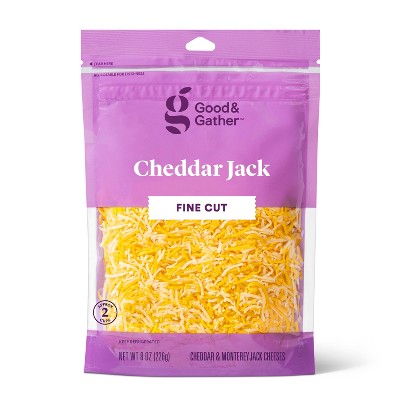 Finely Shredded Cheddar Jack Cheese - 8oz - Good & Gather&#8482;