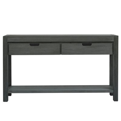 Bella Depot 55.1''W Console Table with 2 Drawers and 1 Shelf