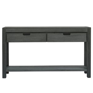 Bella Depot 55.1''W Console Table with 2 Drawers and 1 Shelf - 1 of 4