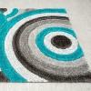 Luxe Weavers Shag Geometric Area Rug, Modern, Stain Resistant, Easy Indoor Rugs for Bedroom, Living Room - 3 of 4