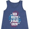 Girls' - Instant Message - Americana Graphic Sleeveless Aline Dress - 2 of 4