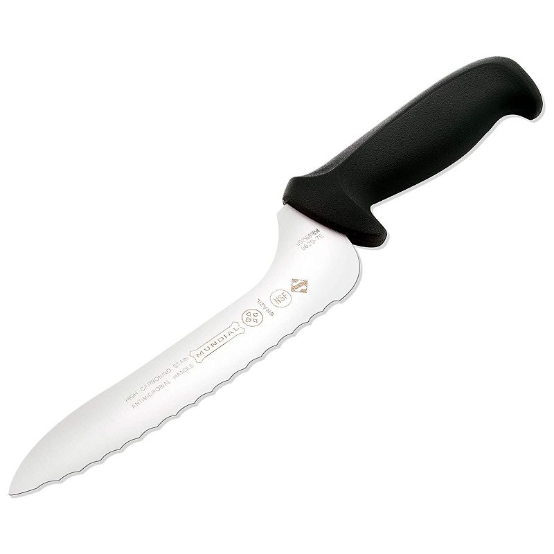 Mundial 5620-7E 7-Inch Offset- Serrated Edge Sandwich Knife, Black, 2 of 5