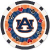 MasterPieces Casino Style 100 Piece Poker Chip Set - NCAA Auburn Tigers. - image 3 of 4